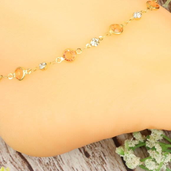"Dainty Anklet for Women – Elegant Everyday Jewelry & Perfect Gift | MLCRC1418 - Picture 7 of 10